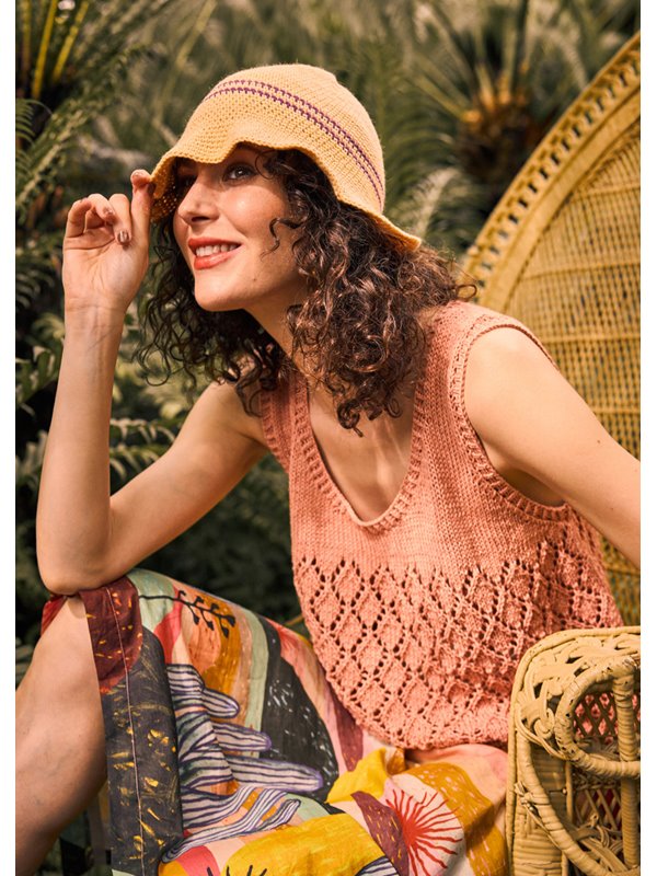 Lana Grossa TOP MIT RAUTEN Brigitte No. 4