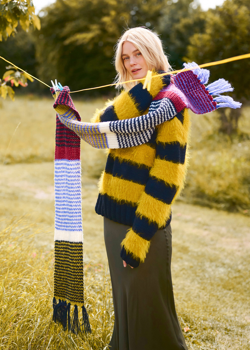 FRANSENSCHAL Cool Merino & Nebbia von Lana Grossa