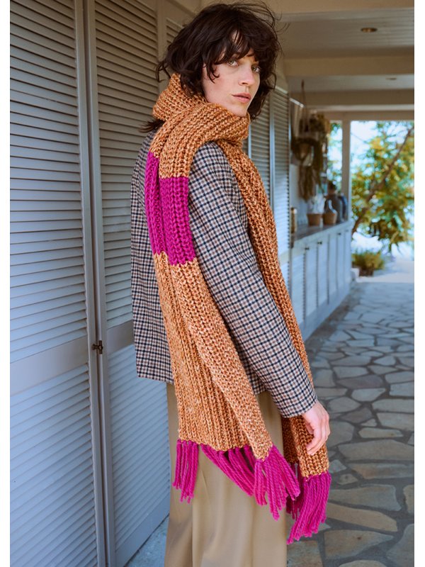 Lana Grossa SCHAL IM HALBPATENT Brigitte No. 5