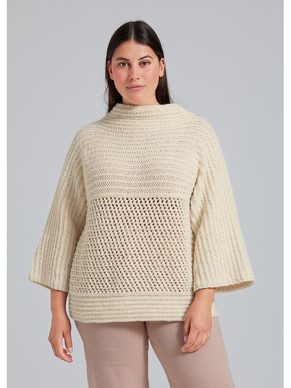 Lana Grossa PULLOVER Landlust Alpaka Merino 100
