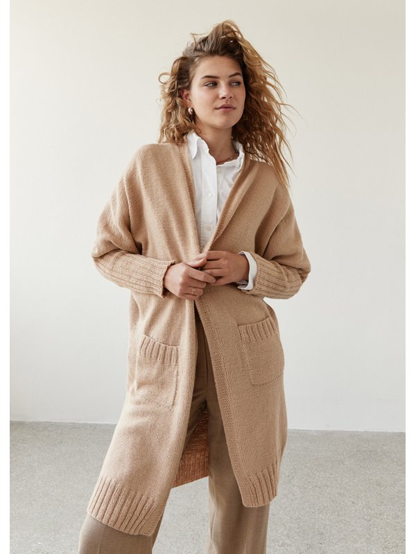 Lana Grossa LONG CARDIGAN Landlust Alpaka Merino 160