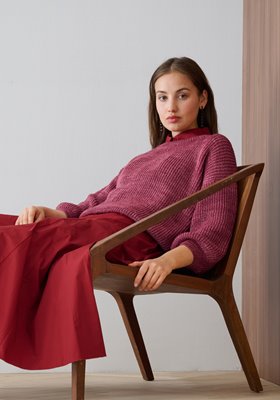 Lana Grossa PULLOVER Brigitte Silkdream