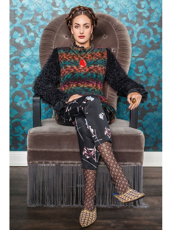 Lana Grossa PULLI MIT FLAUSCHÄRMELN Nordico/Bombolo/Peppina