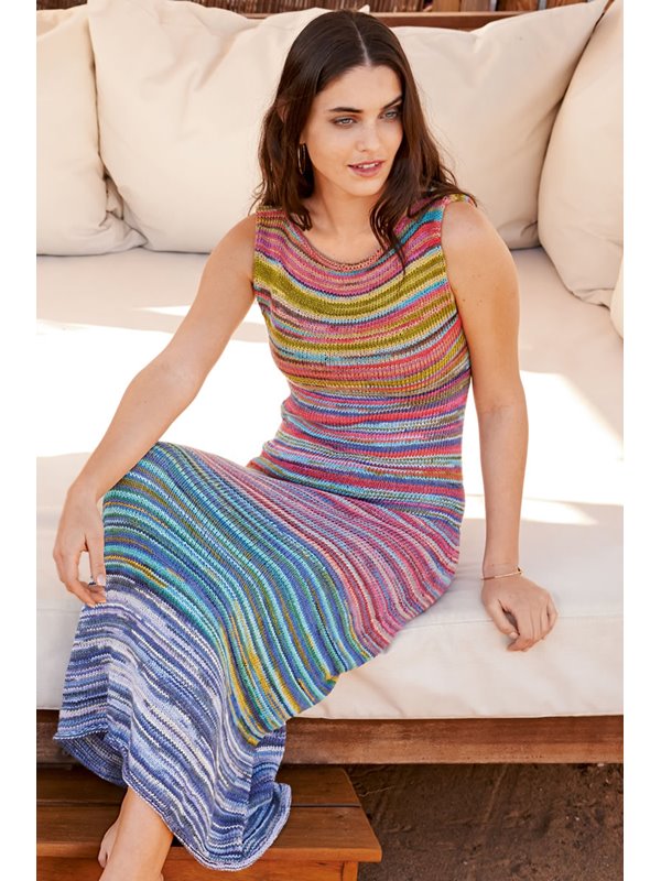 Lana Grossa LANGES KLEID GLATT RECHTS Allegro Print