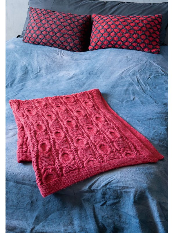 Lana Grossa DECKE IM ZOPF-LOCHMUSTER Alta Moda Cashmere 16