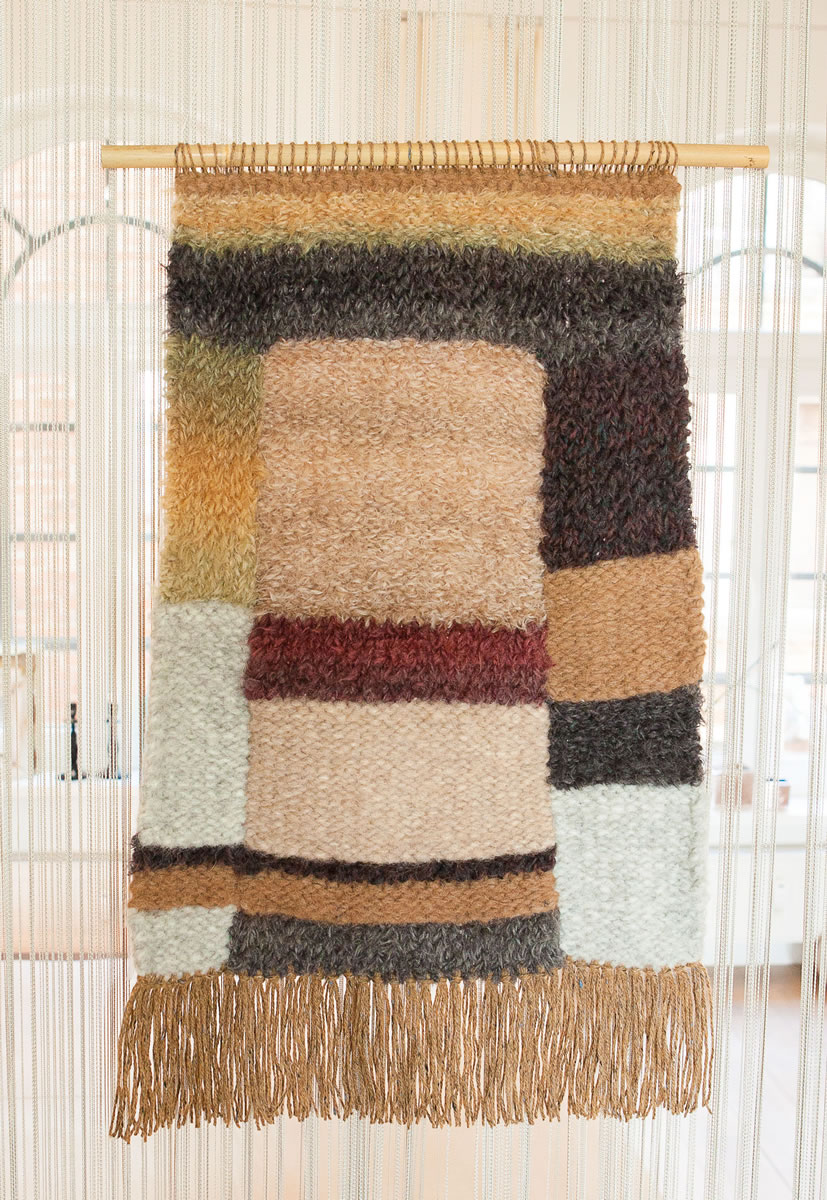 PLIGREAT Wandteppich Set - 2 Retro Wandbehänge Mit Quasten Für Wohnzimmer & Schlafzimmer