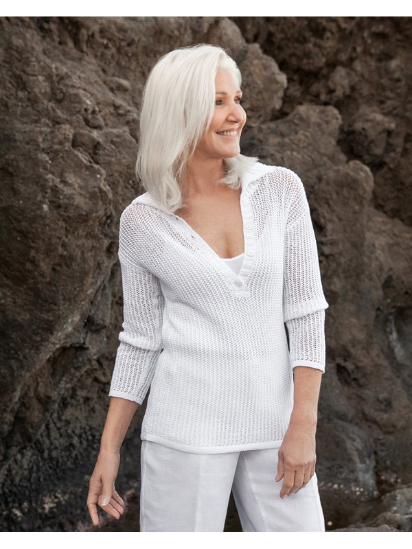 Lana Grossa POLOPULLI IM NETZMUSTER Cashair