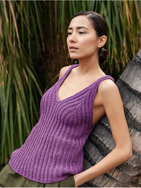 Lana Grossa TOP IM RIPPENSTRUKTURMUSTER Fourseason