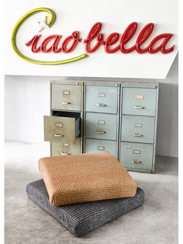 Lana Grossa KISSENHÜLLE IM HEBEMASCHENMUSTER Lala Berlin Lovely Cotton