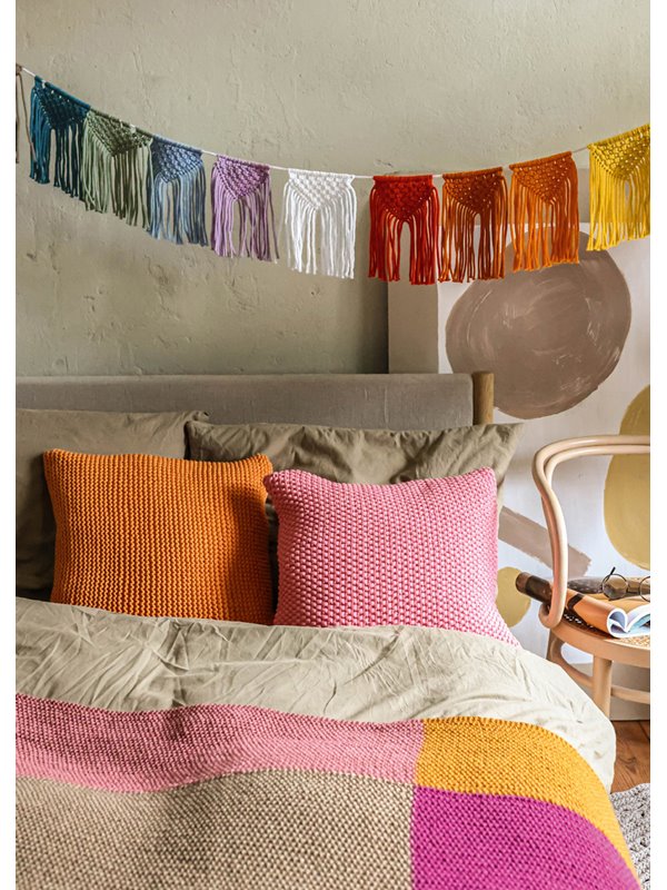 Lana Grossa KISSENHÜLLE KRAUS RECHTS The Tube