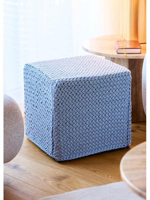 Lana Grossa HOCKERHUSSE IM FLECHTMUSTER The Tube