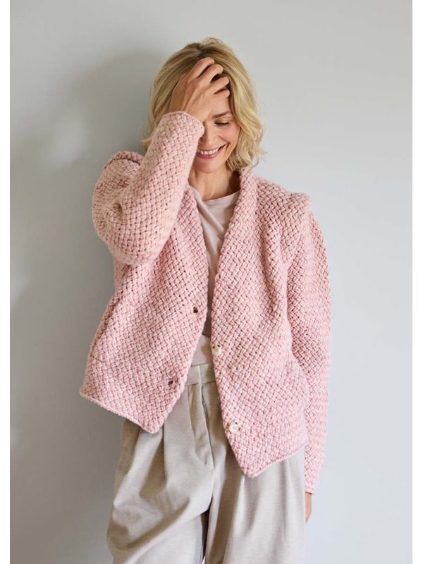 Lana Grossa JACKE IM FLECHTMUSTER Lala Berlin Lovely Cotton