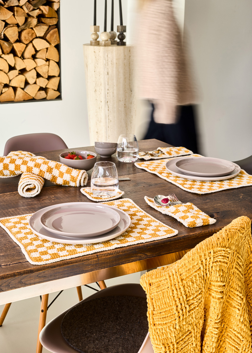 VIER TISCHSETS The Look Fine von Lana Grossa