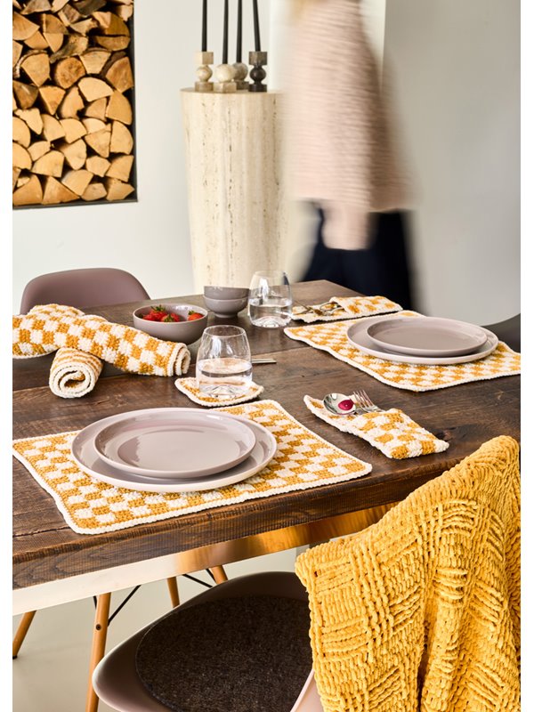 Lana Grossa VIER TISCHSETS The Look Fine