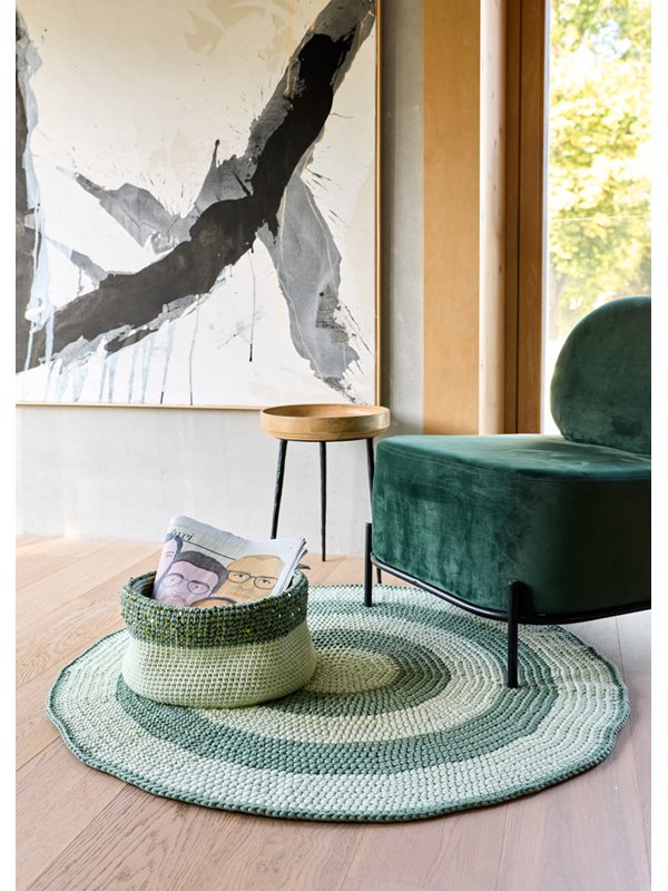 Lana Grossa RUNDER TEPPICH The Tube