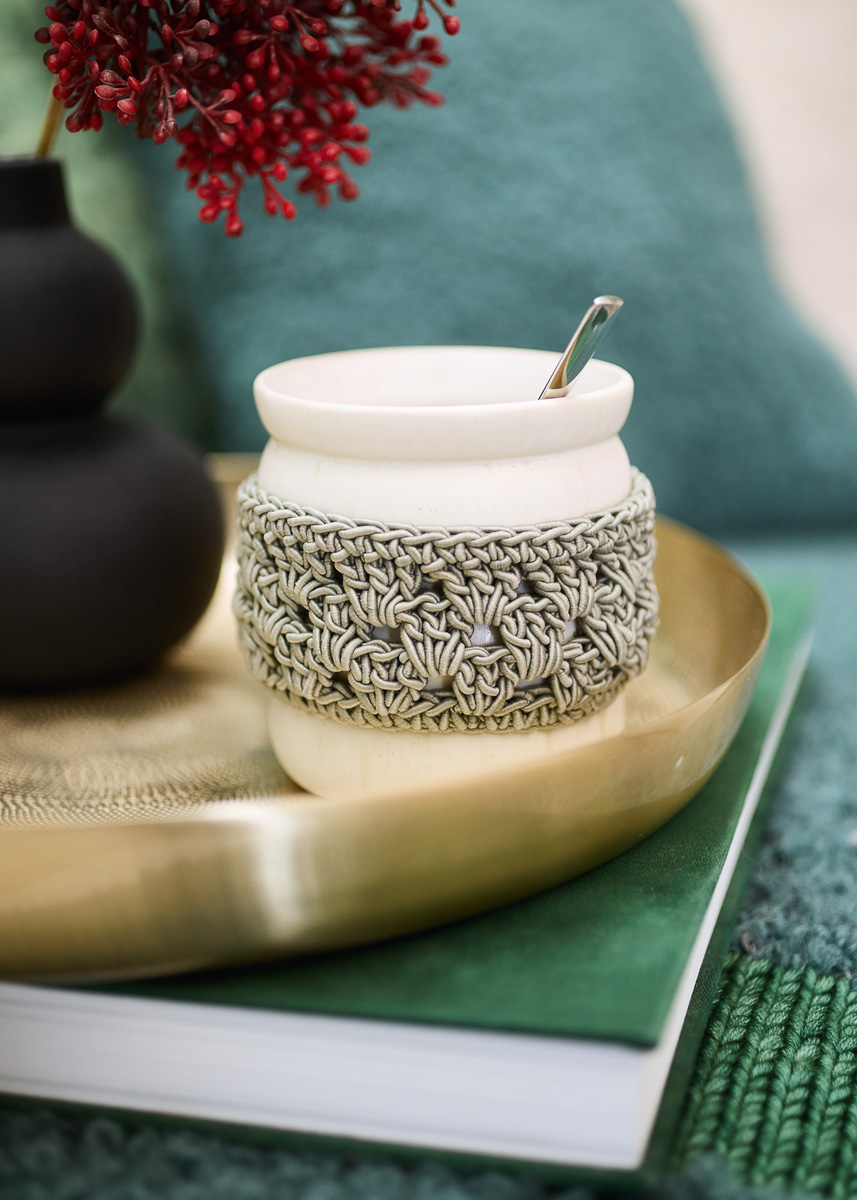 VIER BECHERMANSCHETTEN The Core von Lana Grossa