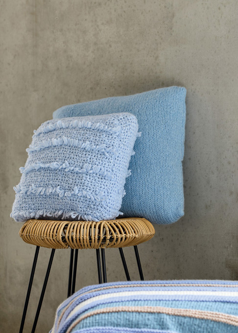 KISSENHÜLLE Ecopuno Chunky von Lana Grossa