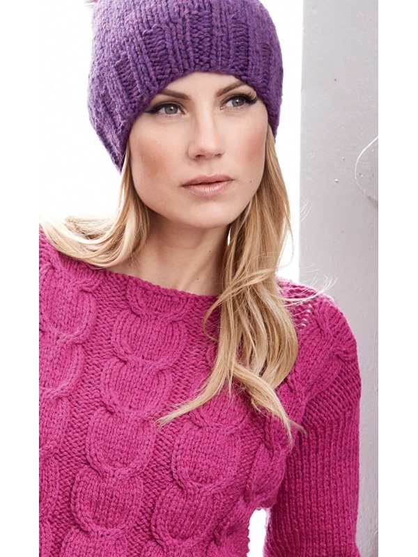 PULLI MIT ZOPFMUSTER Alta Moda Cashmere von Lana Grossa | FILATI No. 48 ...