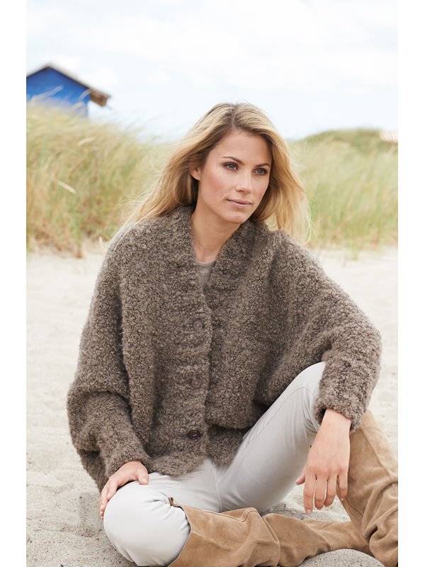 Lana Grossa JACKE IN FLEDERMAUSFORM Bombolo