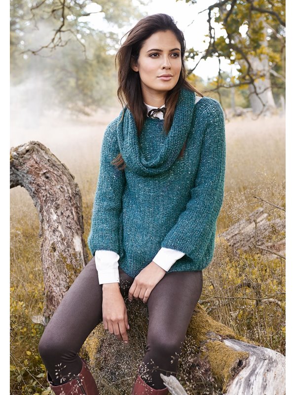 Lana Grossa RAGLANPULLI MIT RUNDPASSE Garzato Nuovo