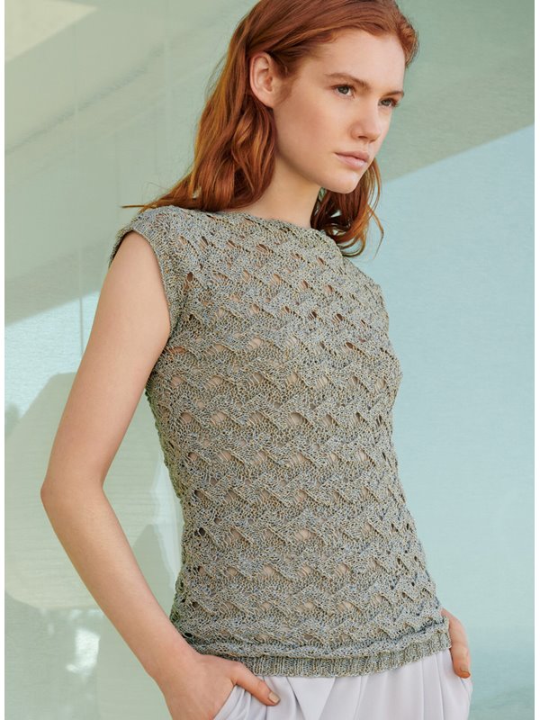 Lana Grossa TOP IM ZACKENAJOURMUSTER Ombra