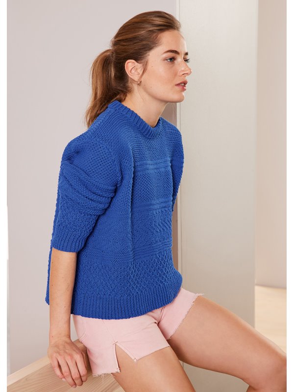 Lana Grossa PULLOVER IM MUSTERMIX Brigitte No. 4