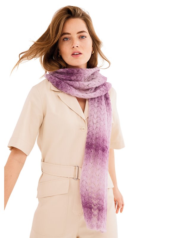 Lana Grossa SCHAL IM AJOURMUSTER Setasuri Dégradé