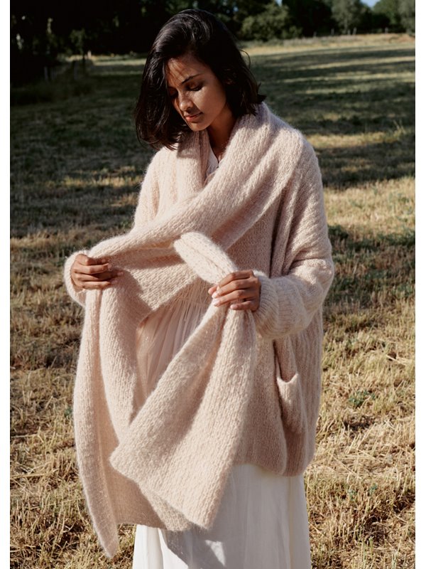 Lana Grossa SCHAL MIT HEBEMASCHENMUSTER Setasuri Big