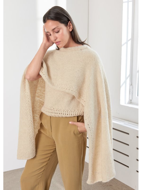 Lana Grossa CAPE Natural Alpaca Pelo