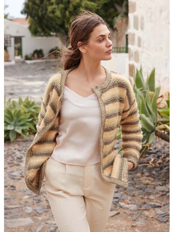 Lana Grossa CARDIGAN Riccio, Promessa & Per Fortuna