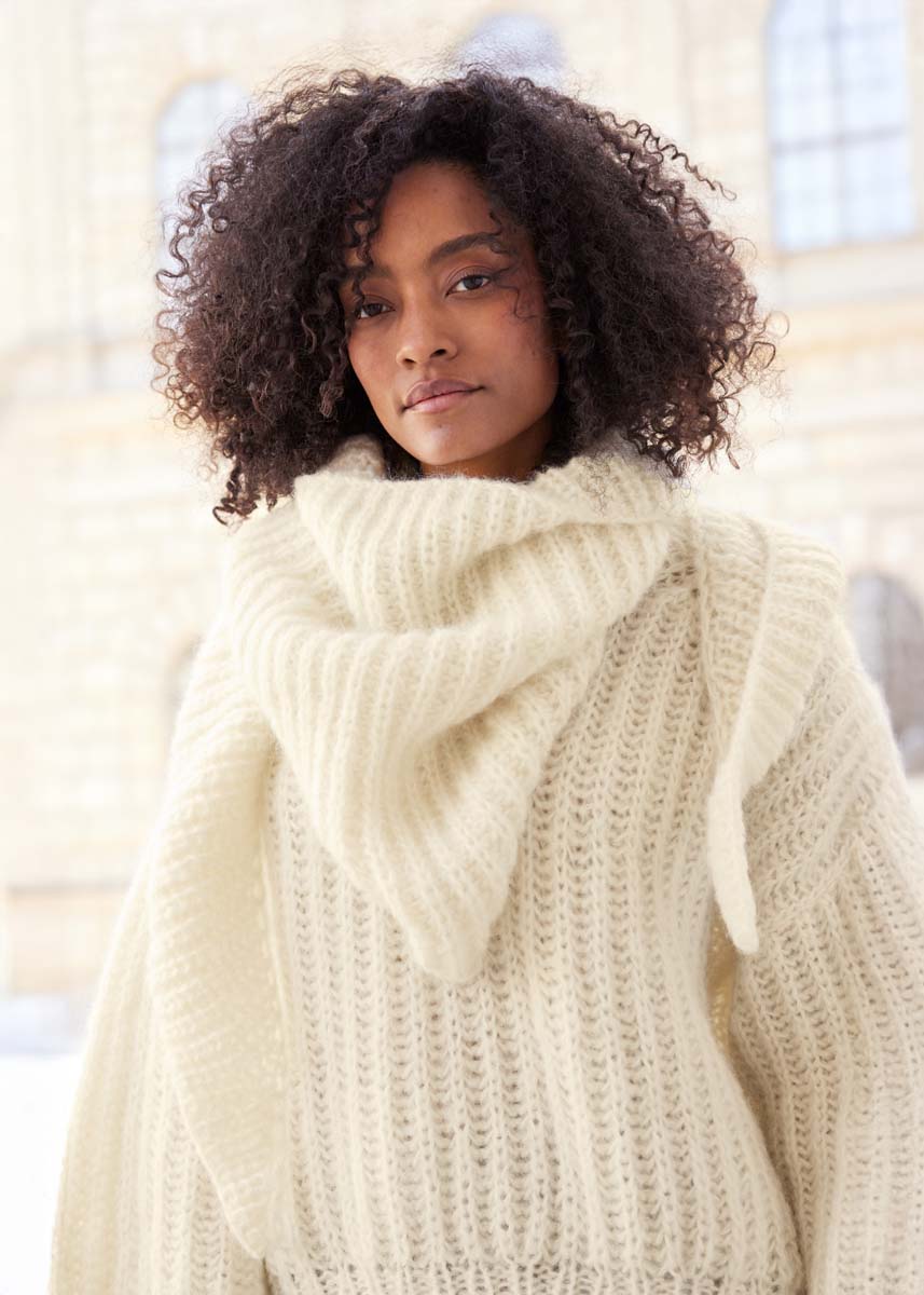 DREIECKSTUCH Mohair di Gio von Lana Grossa