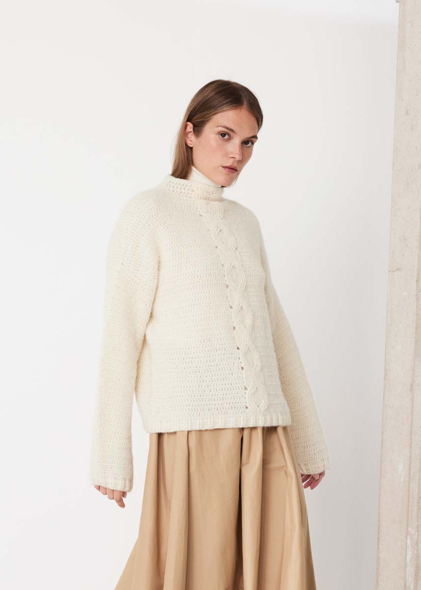 HÄKELPULLOVER Nebbia von Lana Grossa