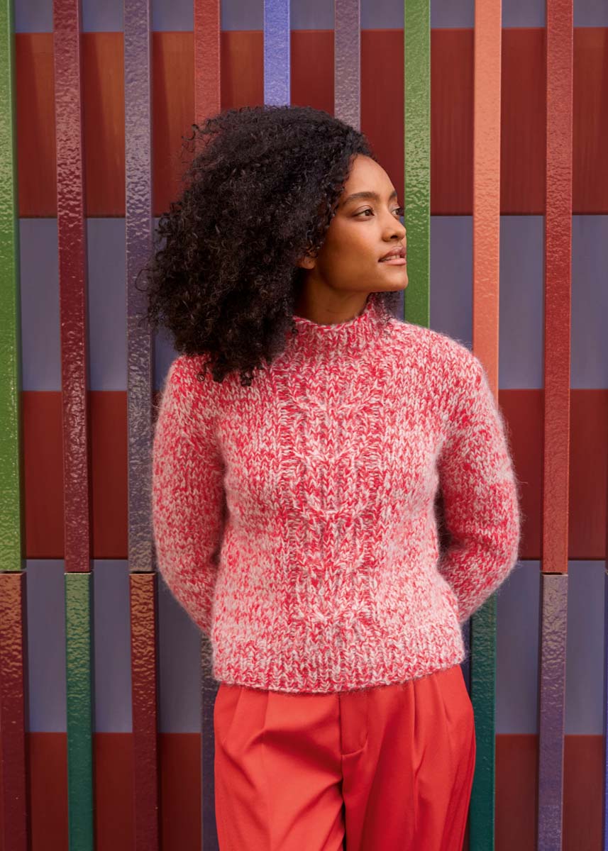 PULLOVER Brigitte No. 2 & Mohair Moda von Lana Grossa