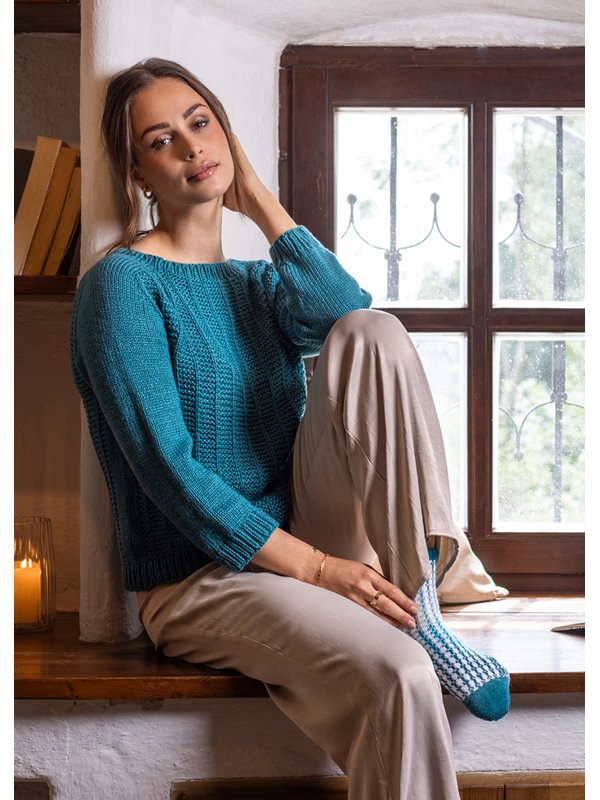 FILATI Studio TOP DOWN PULLOVER Puro Vegano