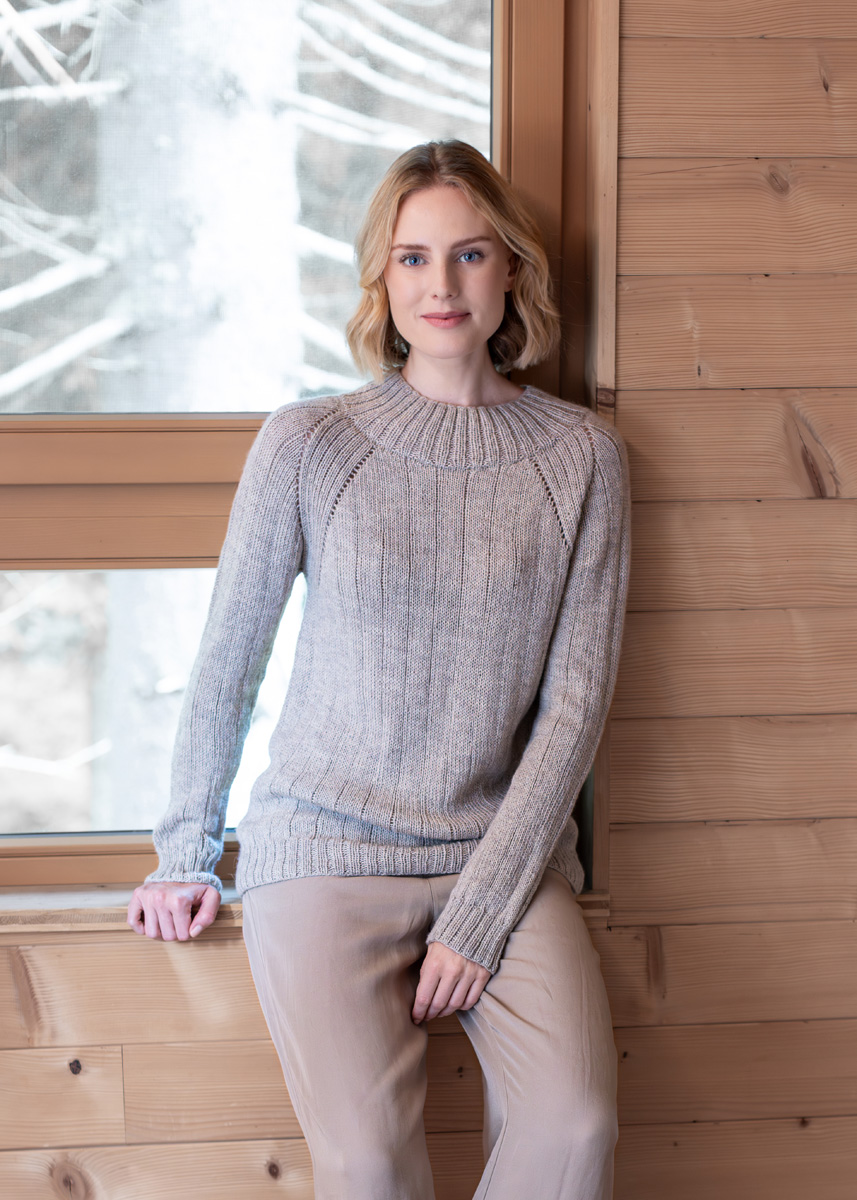 RVO PULLOVER Natural Lama Fine von FILATI Studio