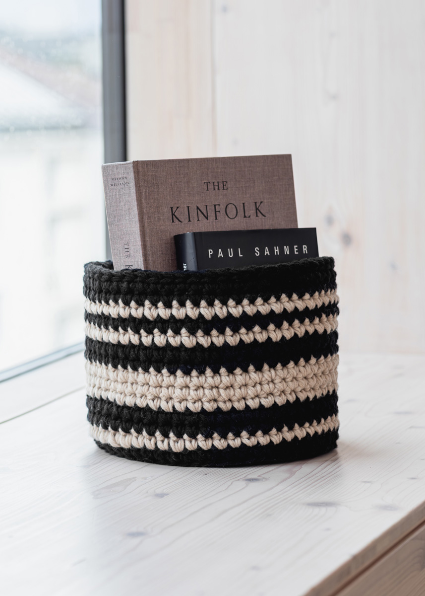 HÄKELKORB Merino Cardato von FILATI Studio