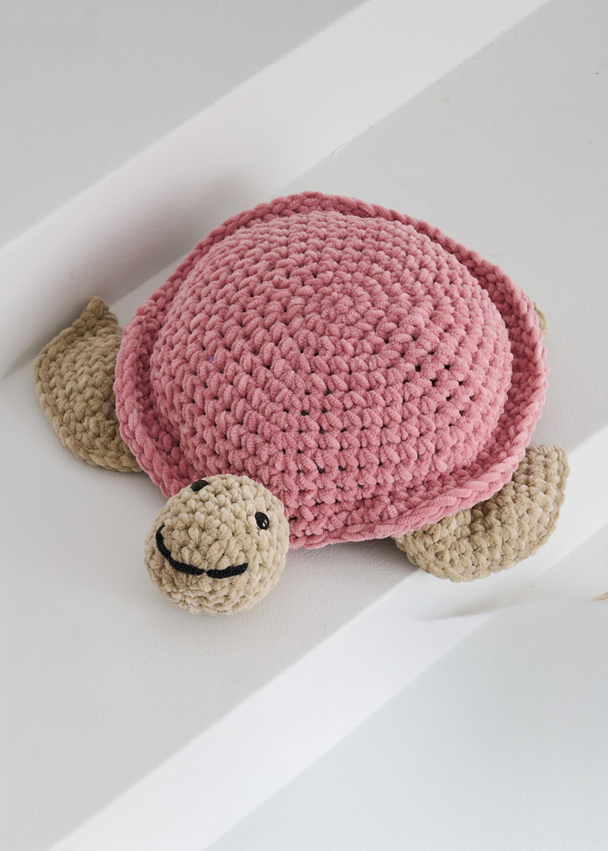 MITTLERE SCHILDKRÖTE IN ALTROSA The Look von Lana Grossa