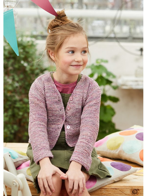 Lana Grossa KINDERJACKE Landlust Sommerseide