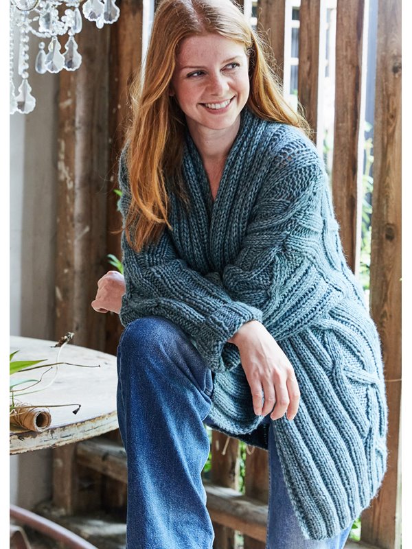 Lana Grossa DAMENJACKE Landlust Winterwolle