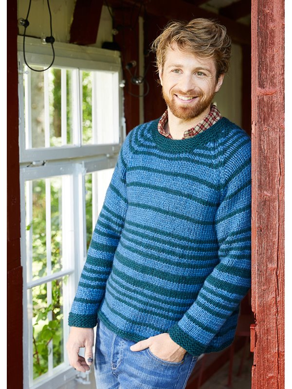 Lana Grossa HERRENPULLOVER Landlust Winterwolle