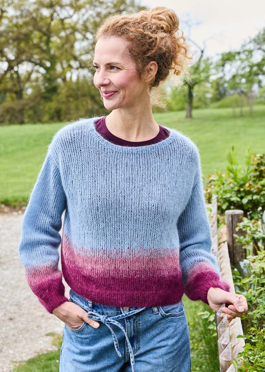 KURZER PULLOVER Landlust Kidmohair von Lana Grossa
