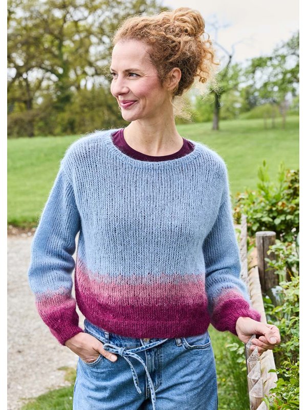 Lana Grossa KURZER PULLOVER Landlust Kidmohair