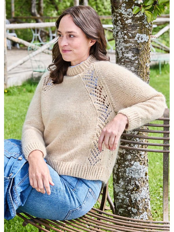 Lana Grossa AJOUR-PULLOVER Landlust Naturwolle & Landlust Kidmohair