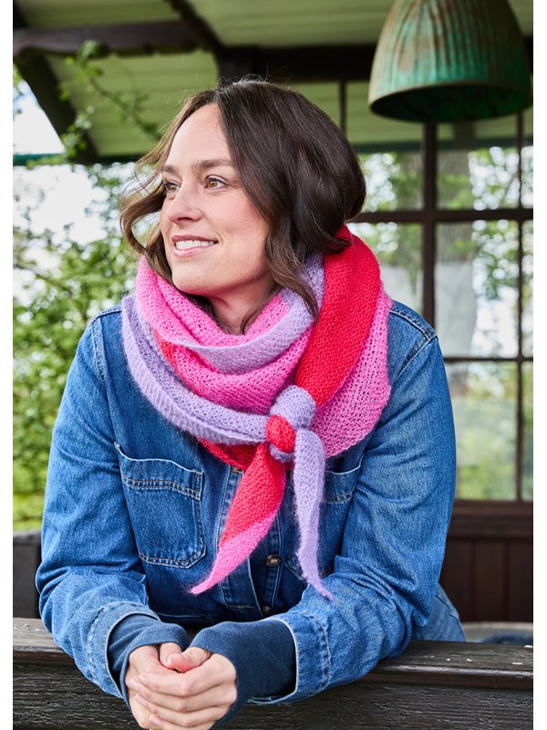 Lana Grossa ASYMMETRISCHES DREIECKSTUCH Landlust Kidmohair