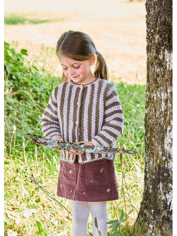 Lana Grossa STREIFENJACKE FÜR KINDER Landlust Naturwolle