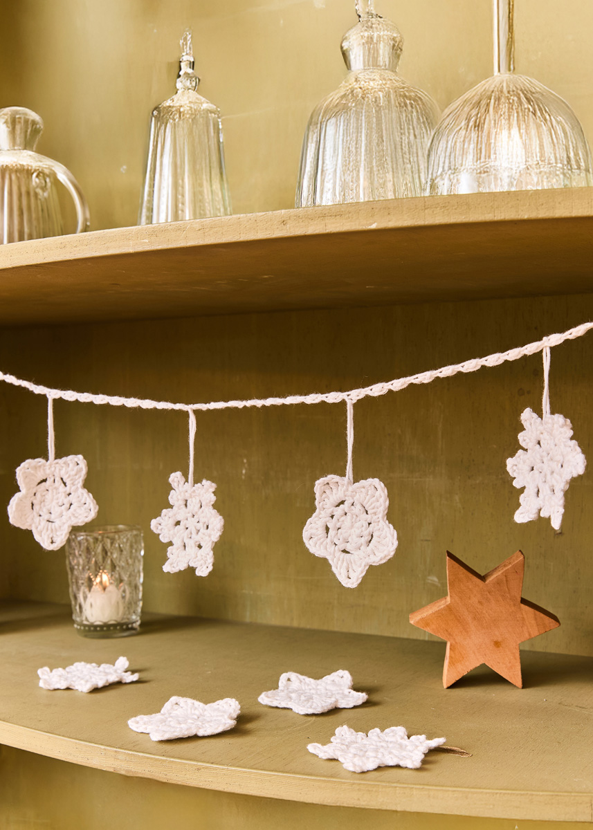 SCHNEEKRISTALL-KETTE Landlust Baumwolle von Lana Grossa