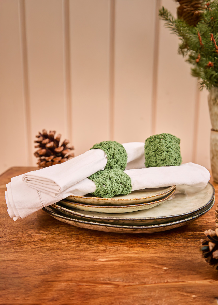 SERVIETTENRINGE Landlust Sommerseide von Lana Grossa