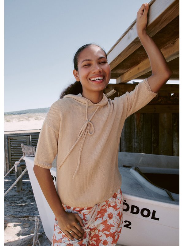 Lana Grossa HOODIE Cotton Wool