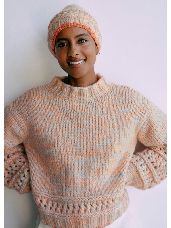 Lana Grossa PULLOVER Lala Berlin Smoothy & Lala Berlin Lovely Cotton