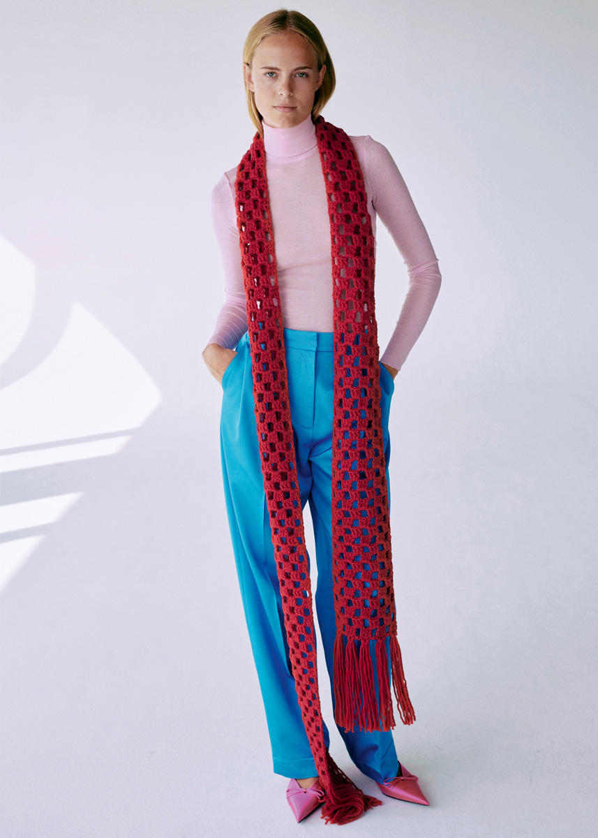 HÄKELSCHAL Merino Cardato von Lana Grossa